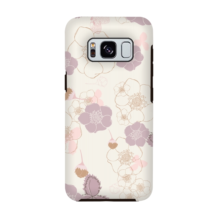 Galaxy S8 StrongFit Strawberry Fields Forever by Paula Ohreen