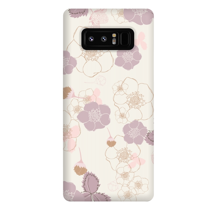 Galaxy Note 8 StrongFit Strawberry Fields Forever by Paula Ohreen
