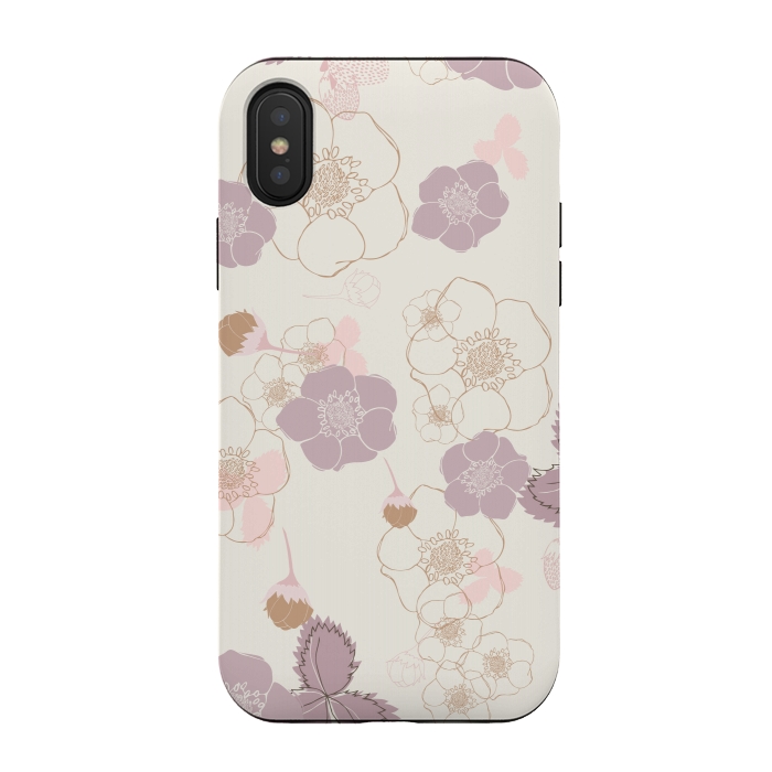 iPhone Xs / X StrongFit Strawberry Fields Forever by Paula Ohreen
