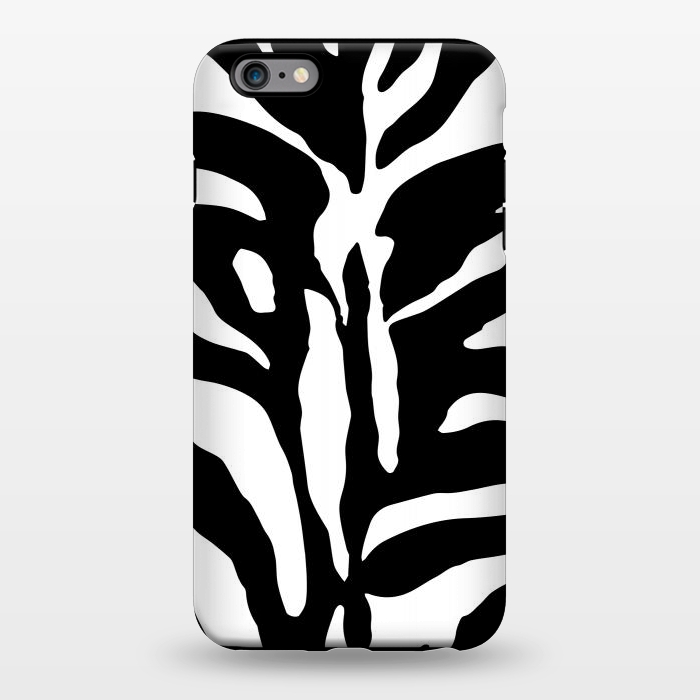 iPhone 6/6s plus StrongFit Black And White Zebra Print 2 by Andrea Haase