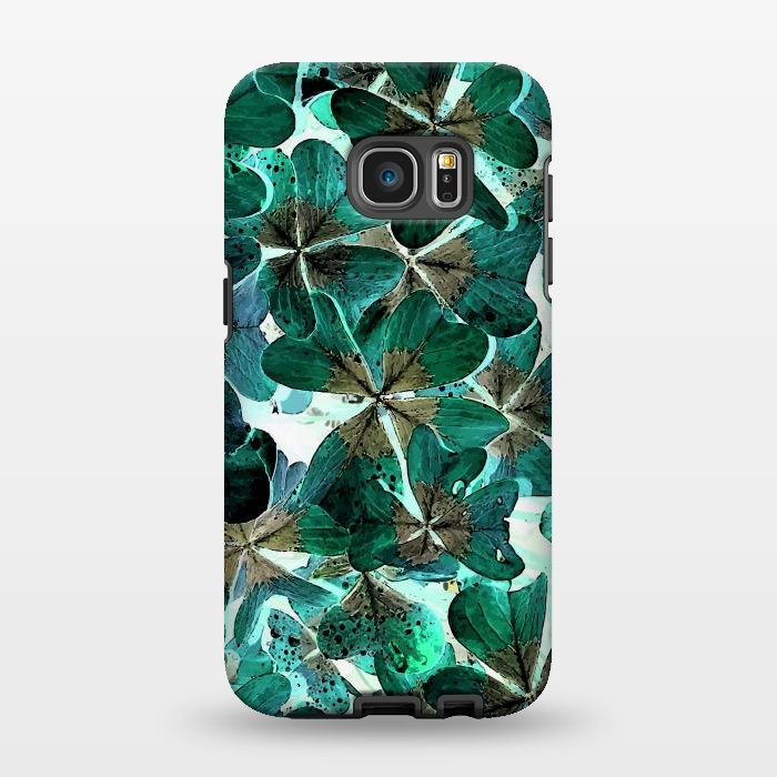 Galaxy S7 EDGE StrongFit Lucky Leaves v1 by Creativeaxle