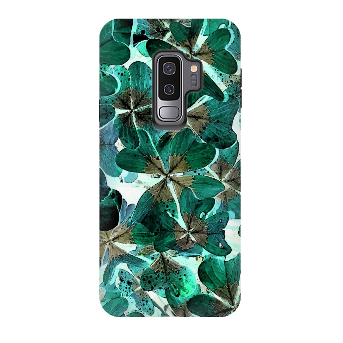 Galaxy S9 plus StrongFit Lucky Leaves v1 by Creativeaxle