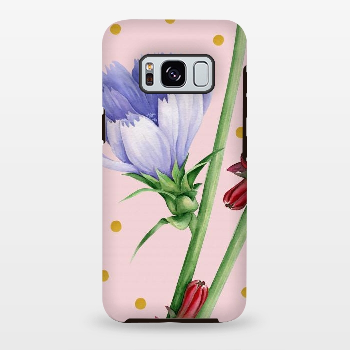 Galaxy S8 plus StrongFit Purple Chicory by Creativeaxle