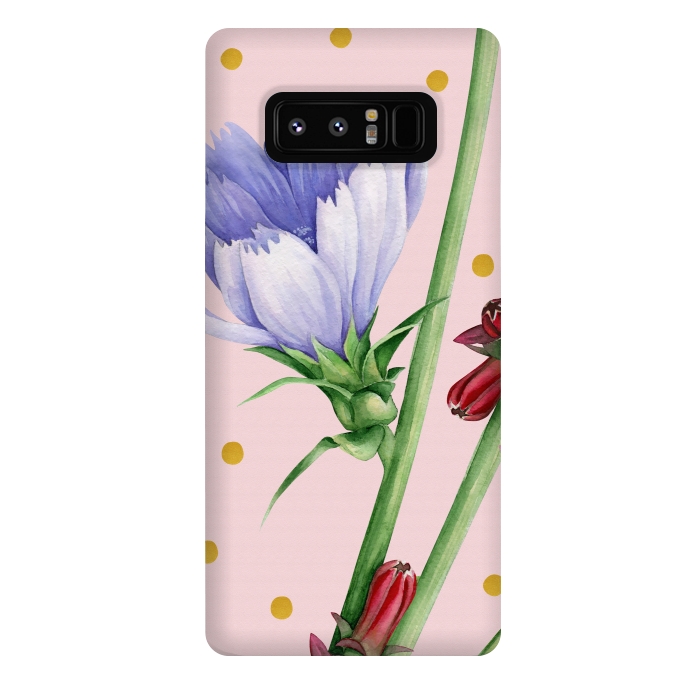 Galaxy Note 8 StrongFit Purple Chicory by Creativeaxle