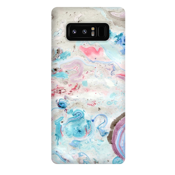 Galaxy Note 8 StrongFit Marble Pattern-v1 by Creativeaxle