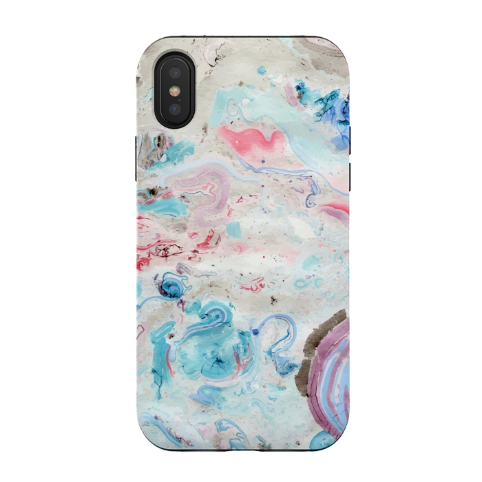 iPhone Xs / X StrongFit Marble Pattern-v1 by Creativeaxle
