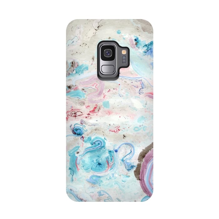 Galaxy S9 StrongFit Marble Pattern-v1 by Creativeaxle