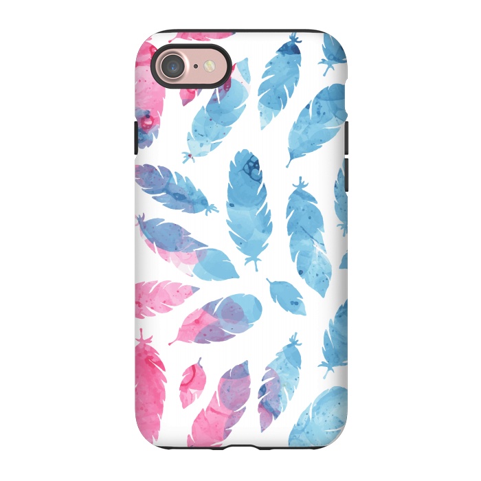 iPhone 7 StrongFit Peaceful Feather by Creativeaxle
