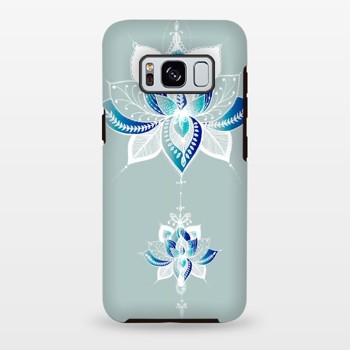 Galaxy S8 plus StrongFit Saige Lotus Flower  by Rose Halsey