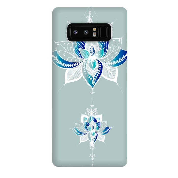 Galaxy Note 8 StrongFit Saige Lotus Flower  by Rose Halsey