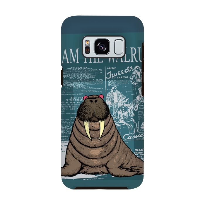 Galaxy S8 StrongFit I am the walrus by Mangulica