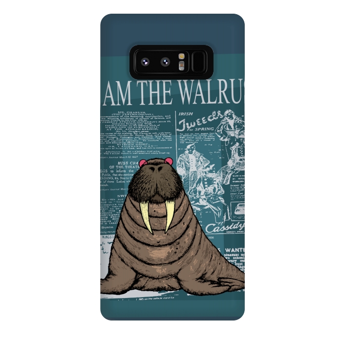 Galaxy Note 8 StrongFit I am the walrus by Mangulica