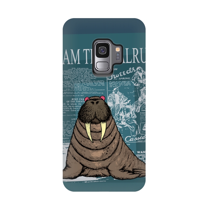 Galaxy S9 StrongFit I am the walrus by Mangulica