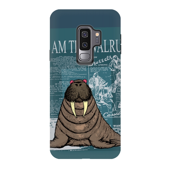 Galaxy S9 plus StrongFit I am the walrus by Mangulica
