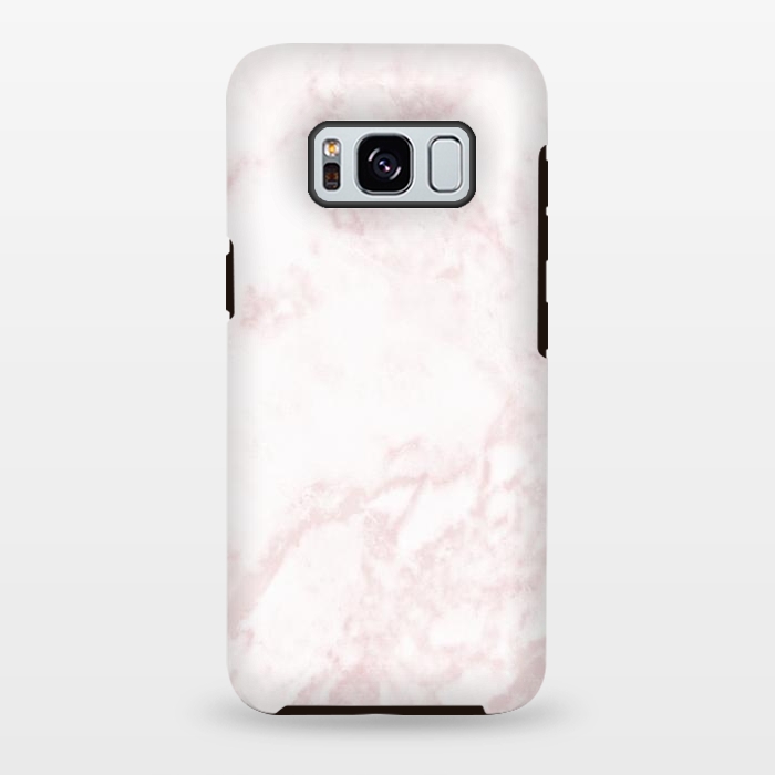 Galaxy S8 plus StrongFit Rose-gold Marble Deluxe by Dushan Medich