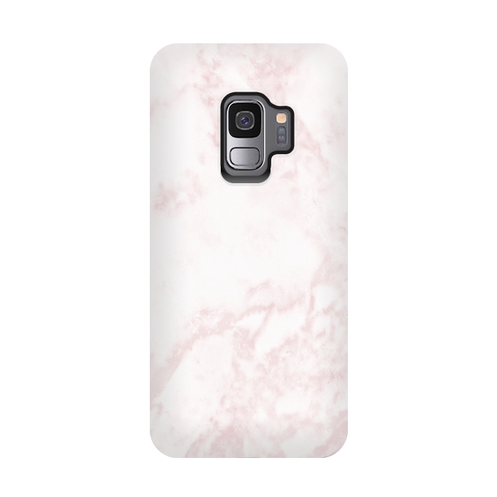 Galaxy S9 StrongFit Rose-gold Marble Deluxe by Dushan Medich