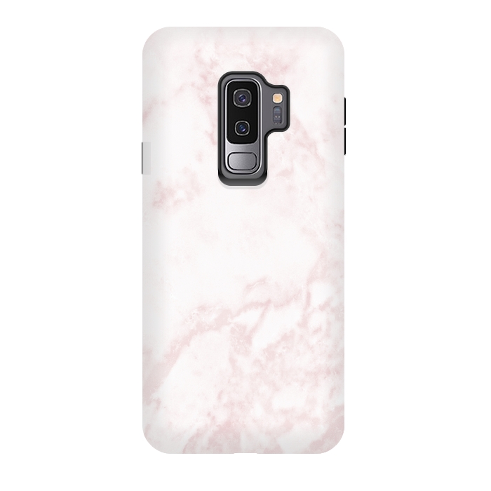 Galaxy S9 plus StrongFit Rose-gold Marble Deluxe by Dushan Medich