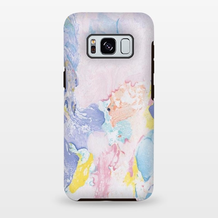 Galaxy S8 plus StrongFit Colorful Marble Paper Texture by Dushan Medich
