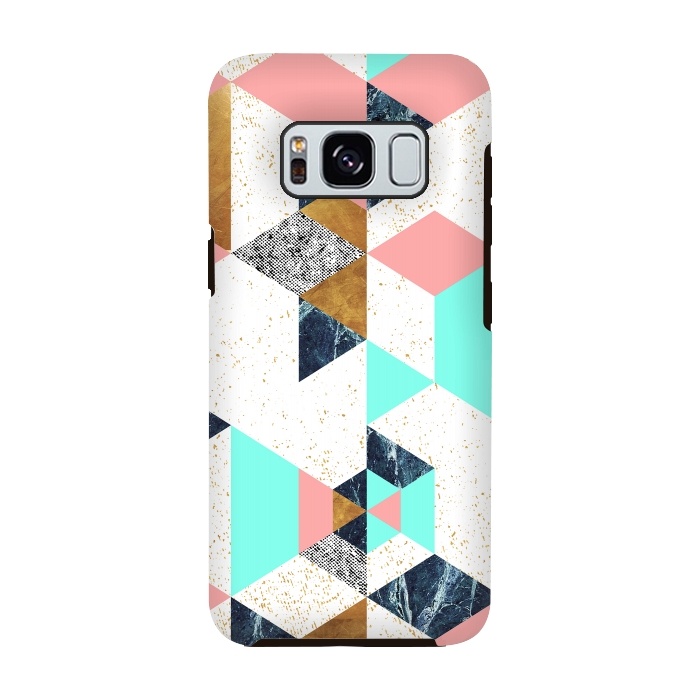 Galaxy S8 StrongFit Mosaic geometric textures by Mmartabc