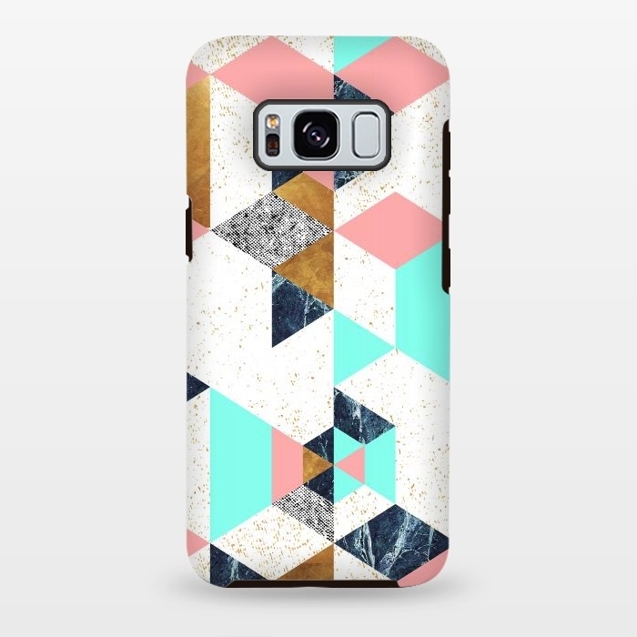 Galaxy S8 plus StrongFit Mosaic geometric textures by Mmartabc