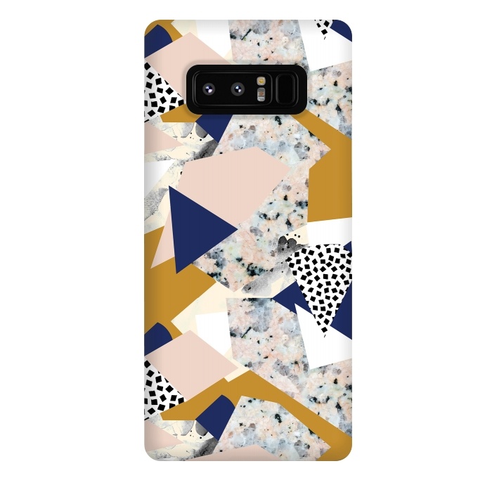 Galaxy Note 8 StrongFit Shape of abstract textures  by Mmartabc