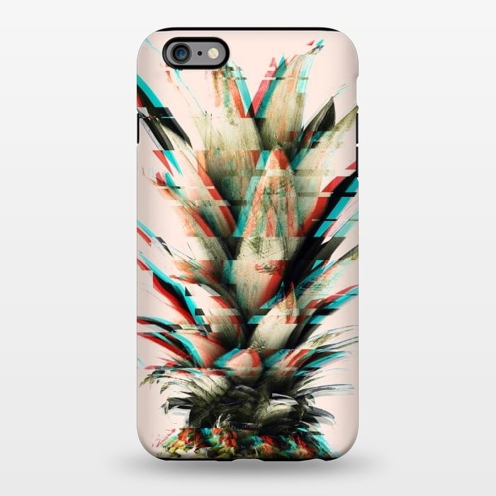 iPhone 6/6s plus StrongFit Glitch pineapple by Mmartabc