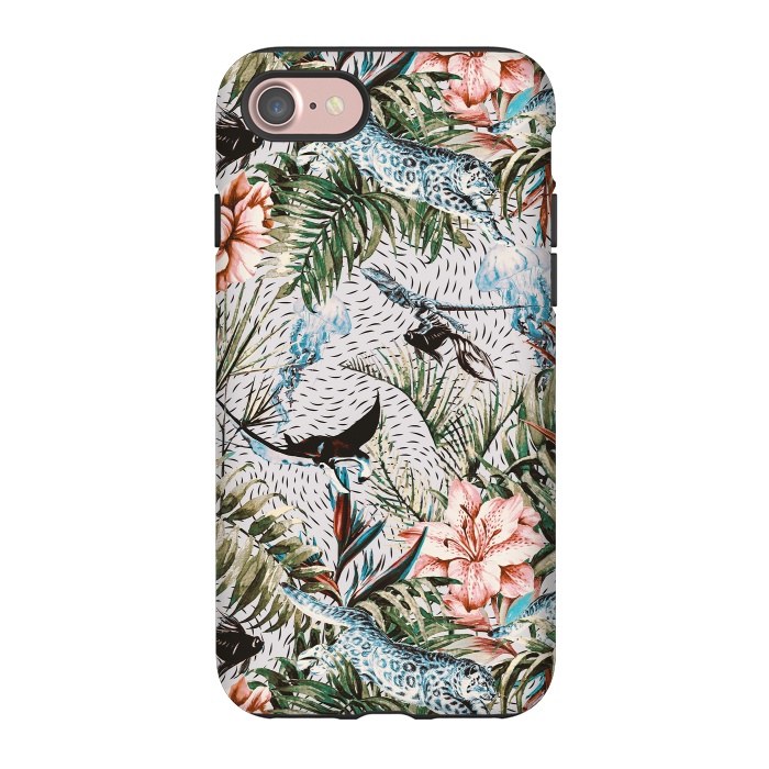 iPhone 7 StrongFit Paradisiacal flora and fauna  by Mmartabc