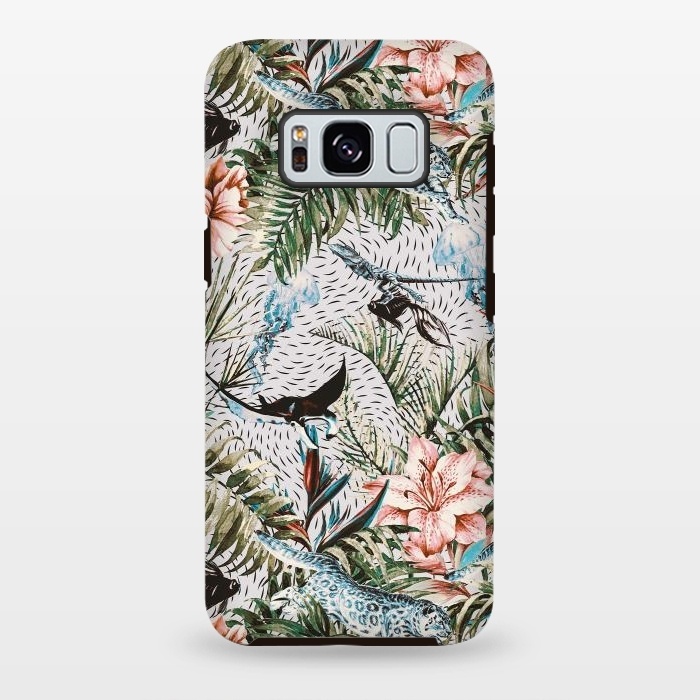 Galaxy S8 plus StrongFit Paradisiacal flora and fauna  by Mmartabc