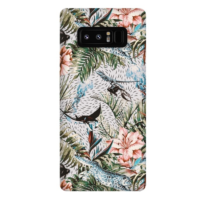 Galaxy Note 8 StrongFit Paradisiacal flora and fauna  by Mmartabc