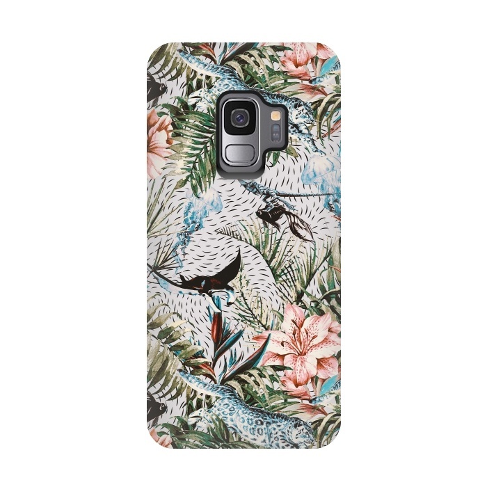 Galaxy S9 StrongFit Paradisiacal flora and fauna  by Mmartabc