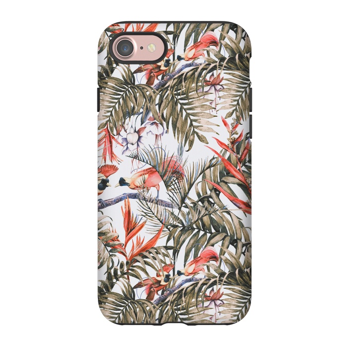 iPhone 7 StrongFit Exotic birds in the jungle paradise II by Mmartabc