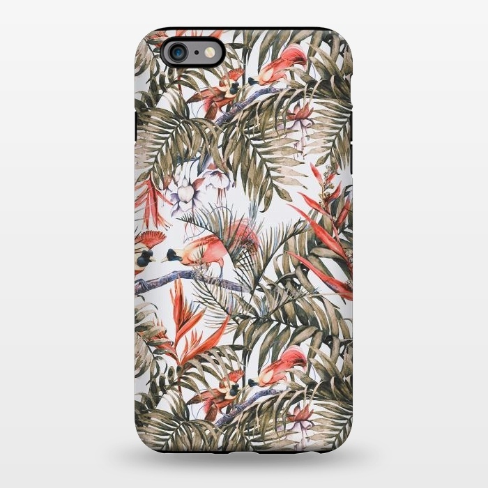 iPhone 6/6s plus StrongFit Exotic birds in the jungle paradise II by Mmartabc