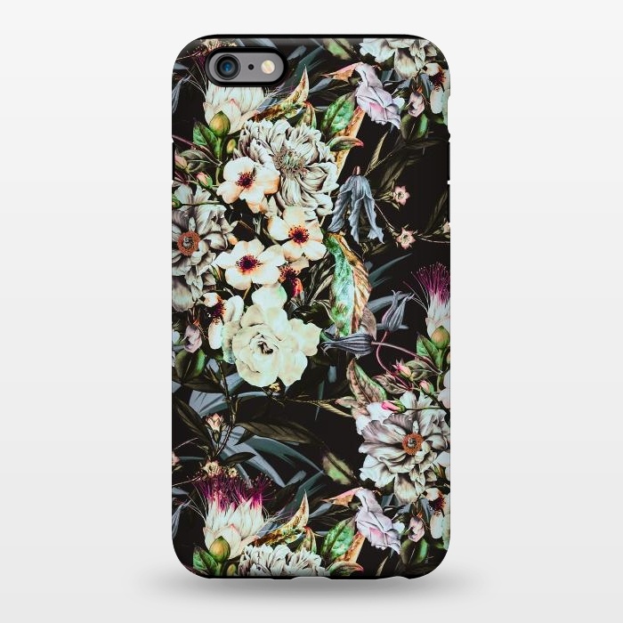 iPhone 6/6s plus StrongFit Dark flowery colorful bouquet by Mmartabc