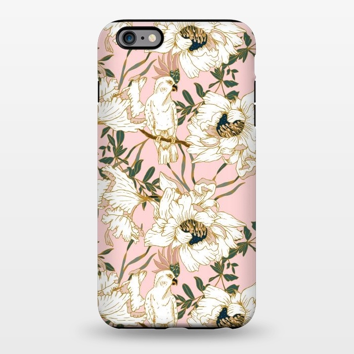 iPhone 6/6s plus StrongFit Exotic birds on flowers by Mmartabc