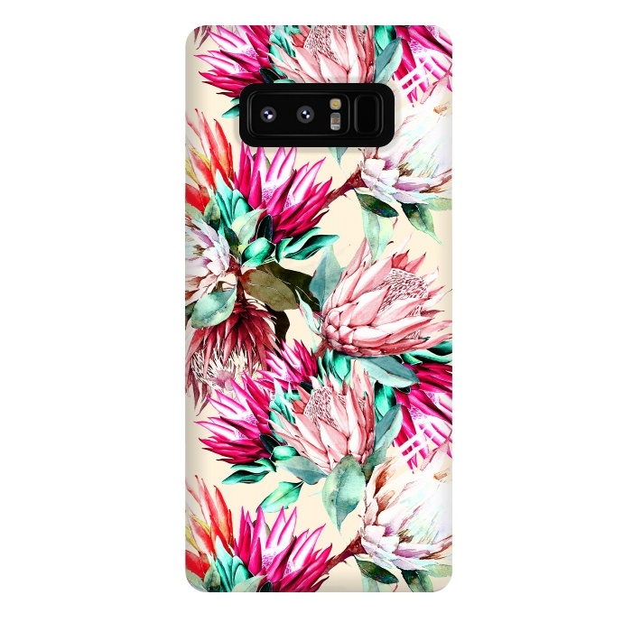 Galaxy Note 8 StrongFit King proteas bloom II by Mmartabc