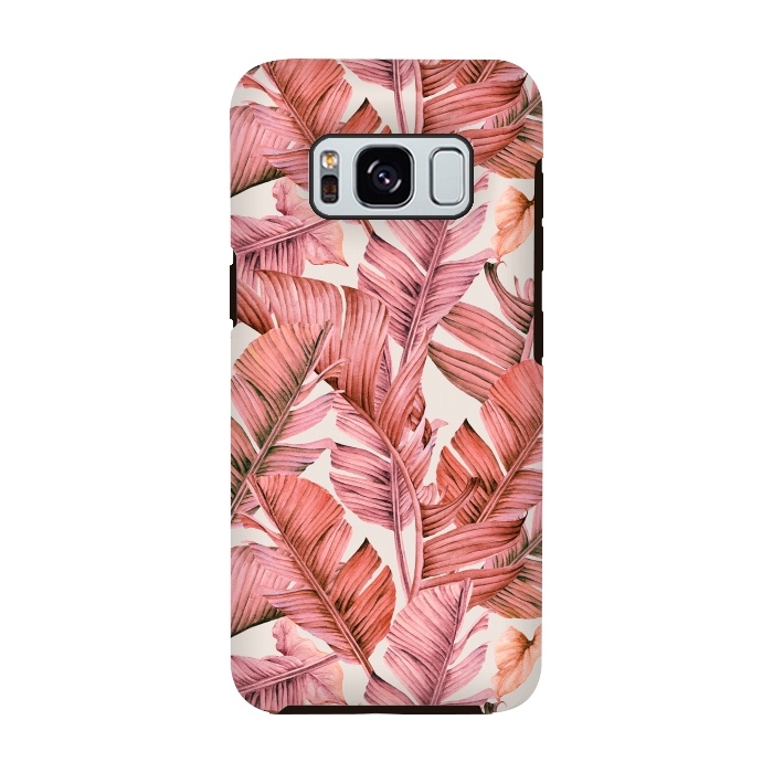 Galaxy S8 StrongFit Jungle paradise pink by Mmartabc