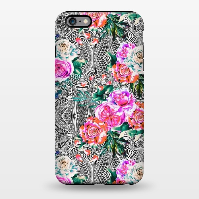 iPhone 6/6s plus StrongFit Flowery on linear mosaic by Mmartabc