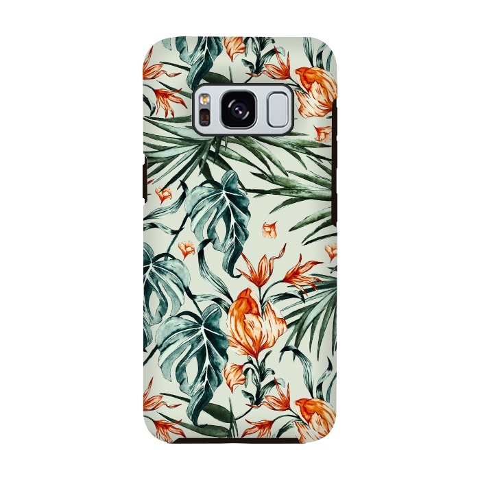 Galaxy S8 StrongFit Exotic flower nature-07 by Mmartabc