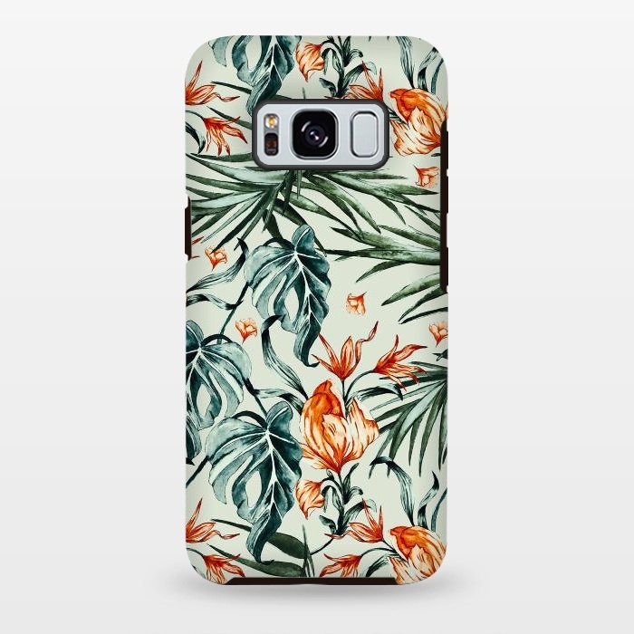 Galaxy S8 plus StrongFit Exotic flower nature-07 by Mmartabc