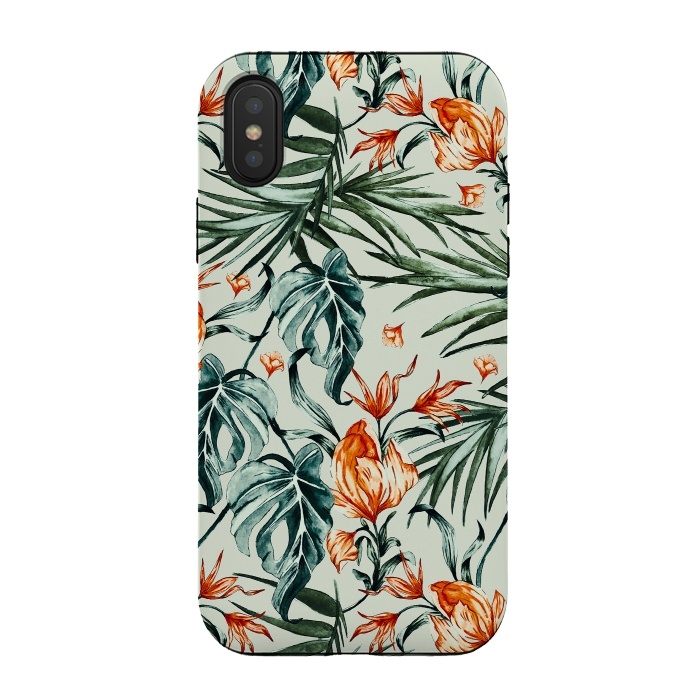 iPhone Xs / X StrongFit Exotic flower nature-07 by Mmartabc