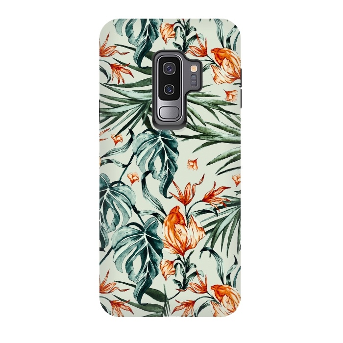 Galaxy S9 plus StrongFit Exotic flower nature-07 by Mmartabc