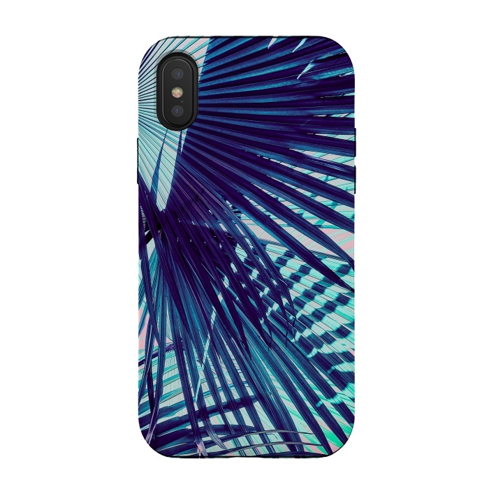 iPhone Xs / X StrongFit Palm leaf on the beach by Mmartabc