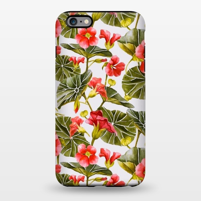 iPhone 6/6s plus StrongFit Nasturtiums watercolor by Mmartabc