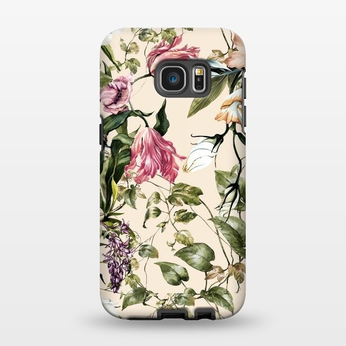Galaxy S7 EDGE StrongFit Detailed botanical garden by Mmartabc