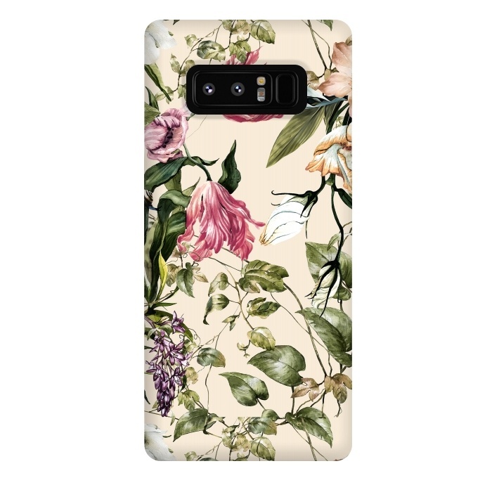Galaxy Note 8 StrongFit Detailed botanical garden by Mmartabc
