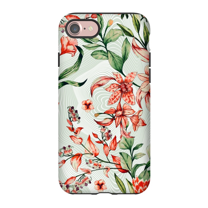iPhone 7 StrongFit Exotic tropical bloom 027 by Mmartabc