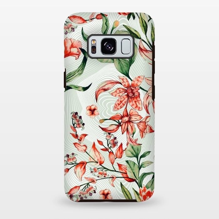 Galaxy S8 plus StrongFit Exotic tropical bloom 027 by Mmartabc