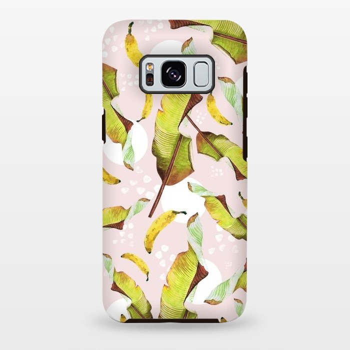 Galaxy S8 plus StrongFit Banana leaf and bananas by Mmartabc