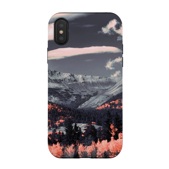 iPhone Xs / X StrongFit Vibrant mountainous landscape by Mmartabc