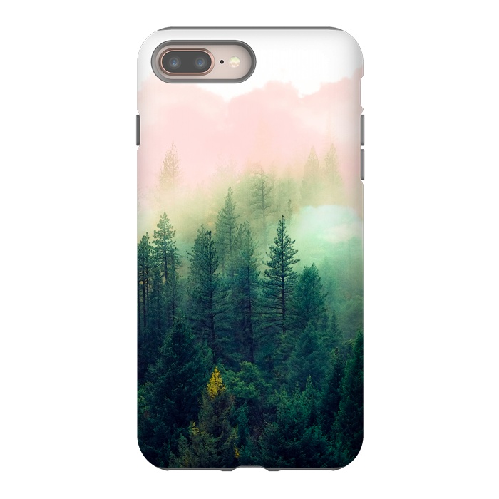 iPhone 7 plus StrongFit Mountain landscape painting  by Mmartabc